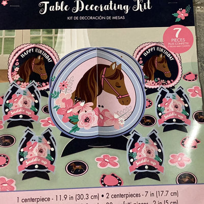 Table Center DECO KIT SADDLE UP (x1u)