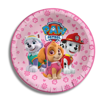 Paw Patrol Niña 7” Platos (x10u)