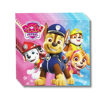 Servilletas Paw Patrol Amigos (x20u)