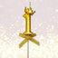 Vela Dorado con Corona Unidad