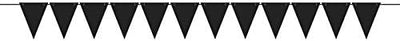 Mini Pennant Banner Black (x1u)