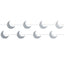 Banner Luna Metalizada (x1u)