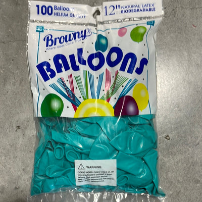Globos 12” 100pcs - Tiffany Blue