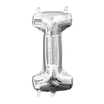 Balloon Air-Filled Letter "I"- Silver