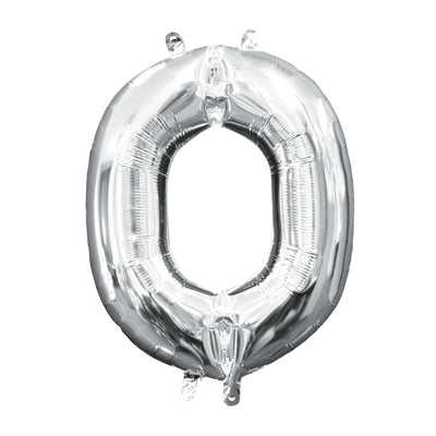Balloon Air-Filled Letter "O"- Silver