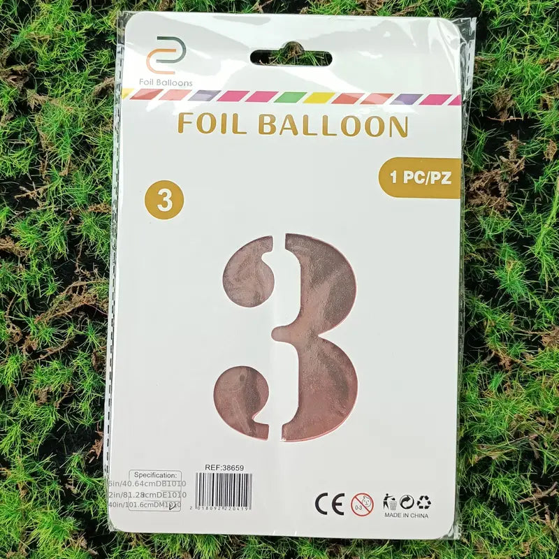32" Foil Balloon Rose Gold