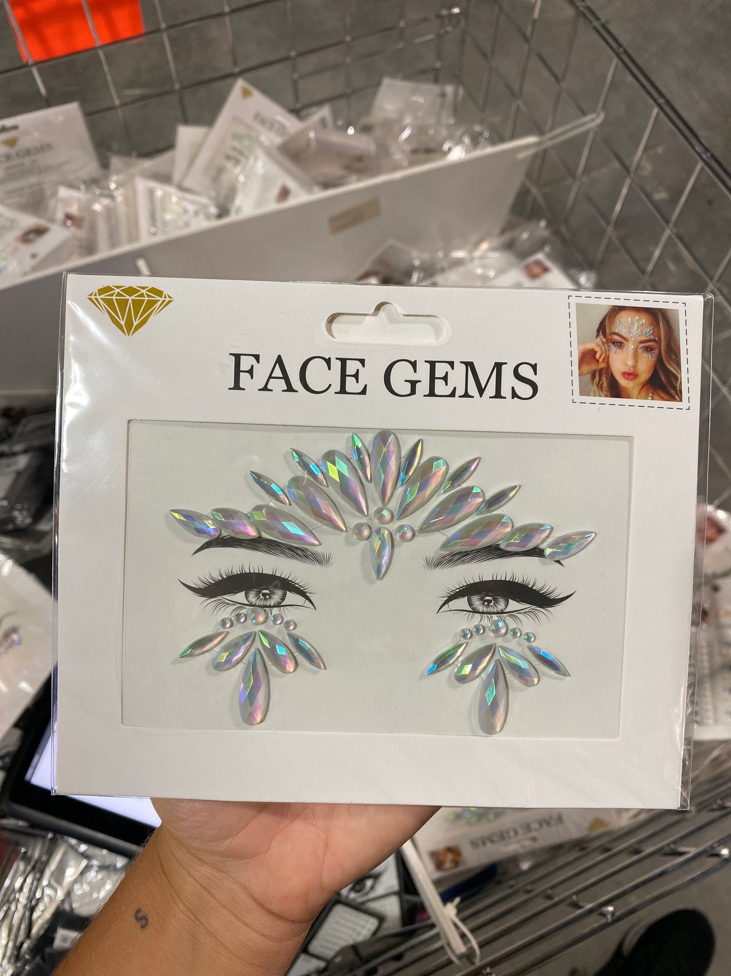 Glitter Gemas Faciales (14.5x16cm)