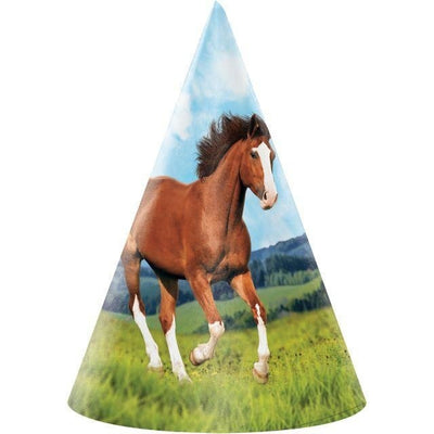 Party Hats Horse and Pony (x8u)
