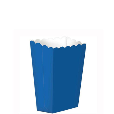 Popcorn Paper Box Royal Blue 5pcs