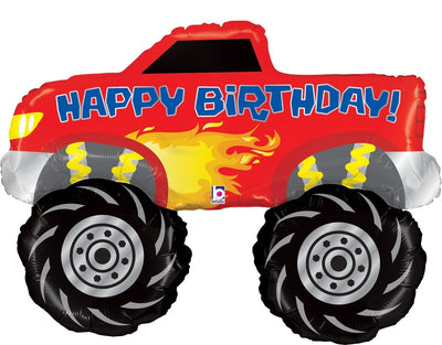 Monster Truck Birthday Balloon Foil 40"