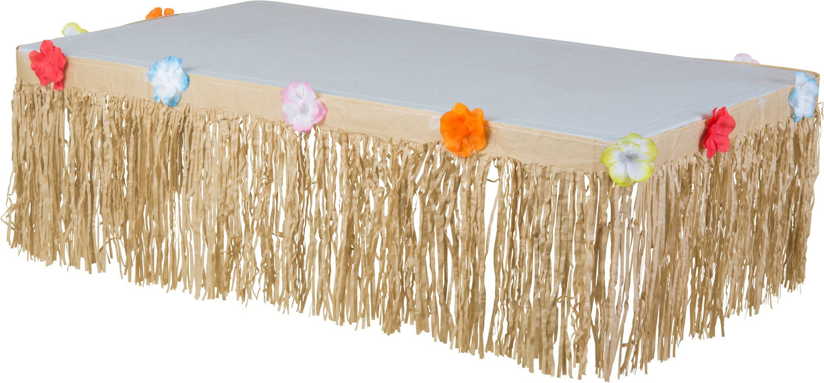Natural Colored Grass Mini Paper Table Skirt (x1u)
