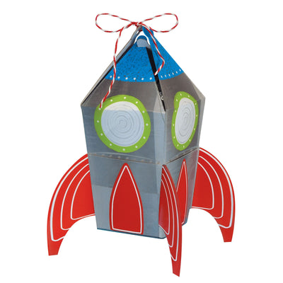 Space Blast Off Birthday Favor Box
