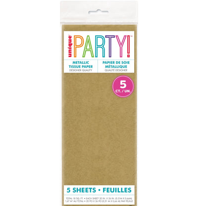 Tissue Paper 10ct Gold