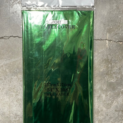 Foil Table Cover - Green