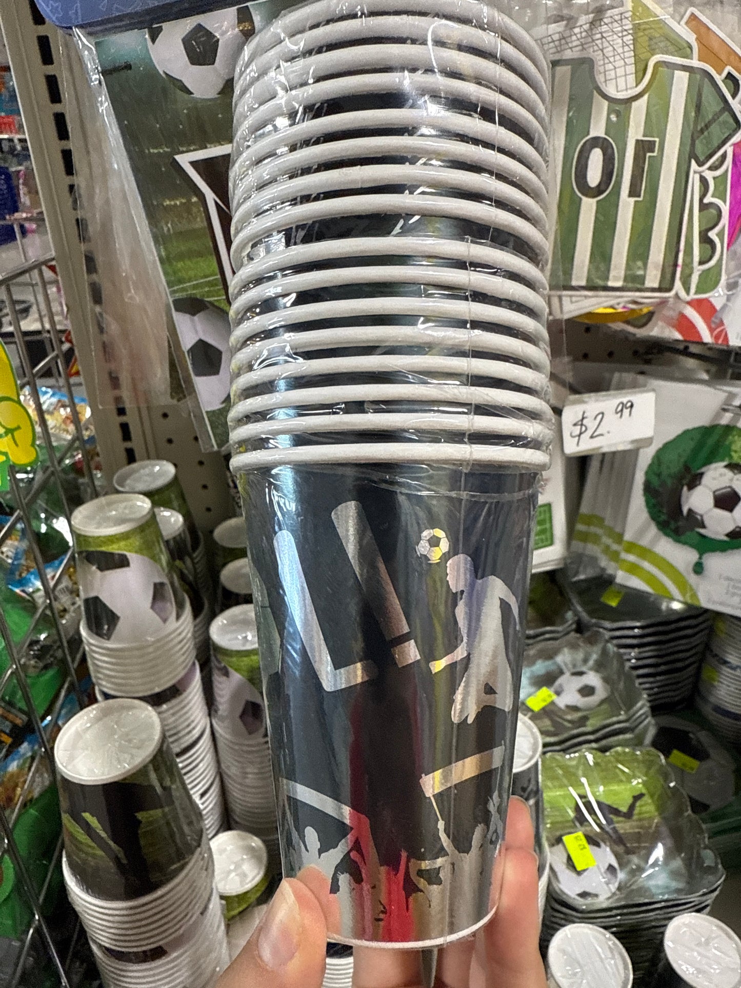 Vasos Gol Soccer (x8u)