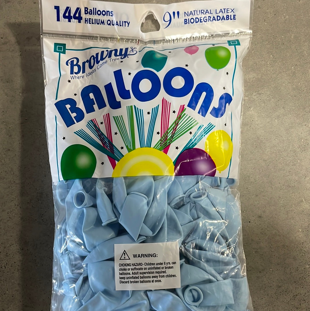 Globo 12” 100pcs - Macaron Blue