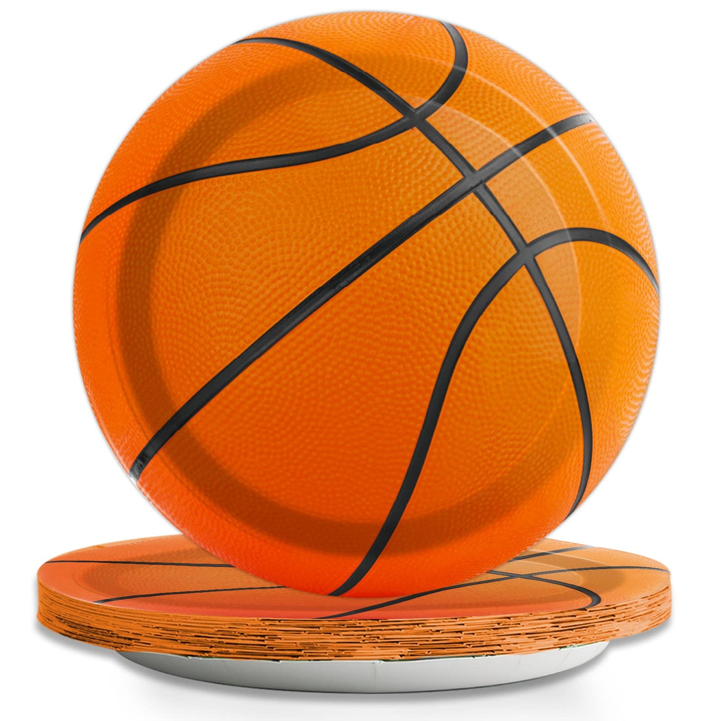 Basketball Plates 8ct 9”
