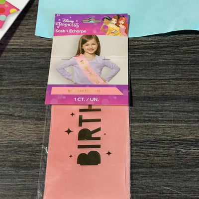 BIRTHDAY Princess Sash