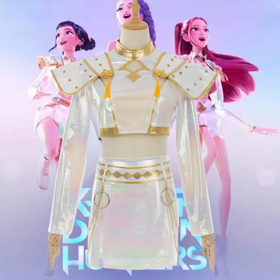 Disfraz Kpop Demon Hunters - Adulto Hombros Blanco