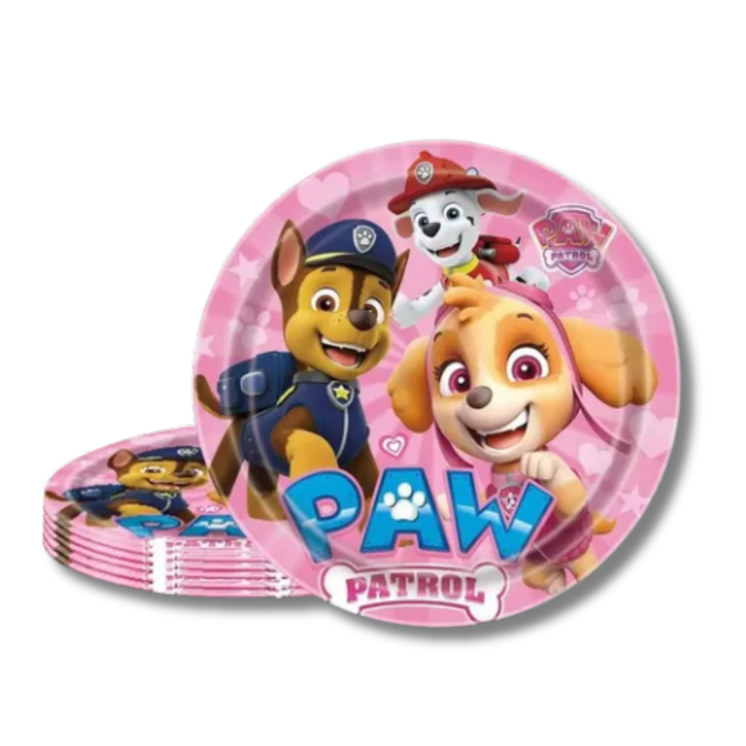 Platos 7" Paw Patrol Amigos (x10u)