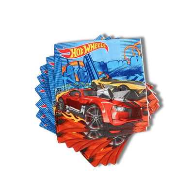 Servilletas Hot Wheels (x20u)