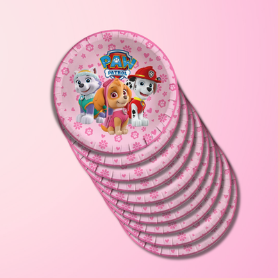 Paw Patrol Niña 7” Platos (x10u)