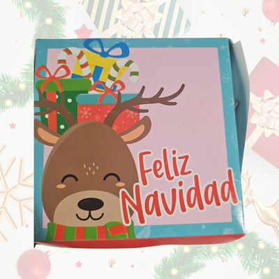 Caja Navidad Reno PEQUEÑA