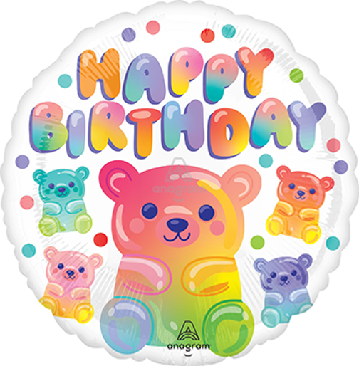 18" GUMMY BEAR BIRTHDAY