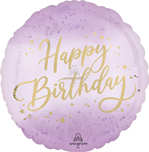 18" LAVENDER LUXE BIRTHDAY