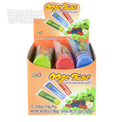 Caja Dulces Ooze Tube Liquid Candy (12 pieces)