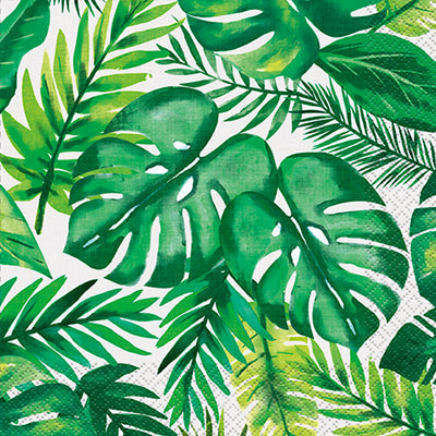Palm Tropical Lunch Napkins (x16u)