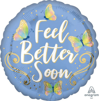 Globo Helio Feel Better Soon Mariposa