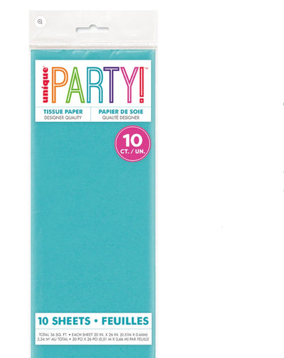 Tissue Paper 10ct Teal