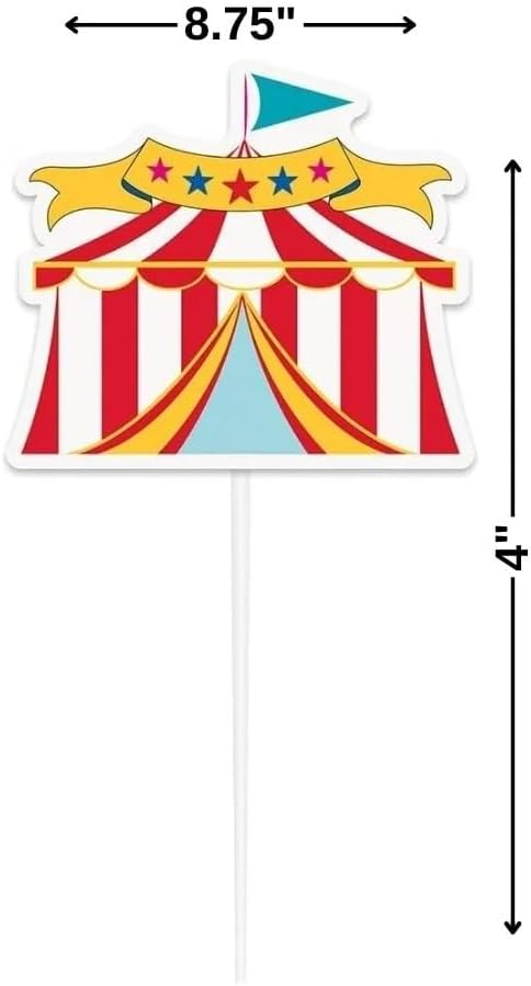 Circo Carnaval Cake Topper (x1u)