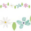 Spring Floral Flower Garland – 10.5”