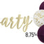 Lets Party Gold Purple Banner and Balloons Kit (x1u)