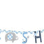 Banner "Baby Shower" Blue Elephant (x1u)