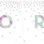 "Hooray" Iridescent Foil Banner 9ft (x1u)