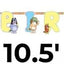 Banner Bluey Happy Birthday Customizable (x1u)