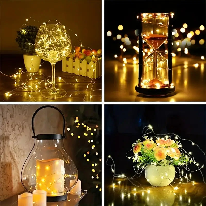 Tira de 20 LEDs de Alambre