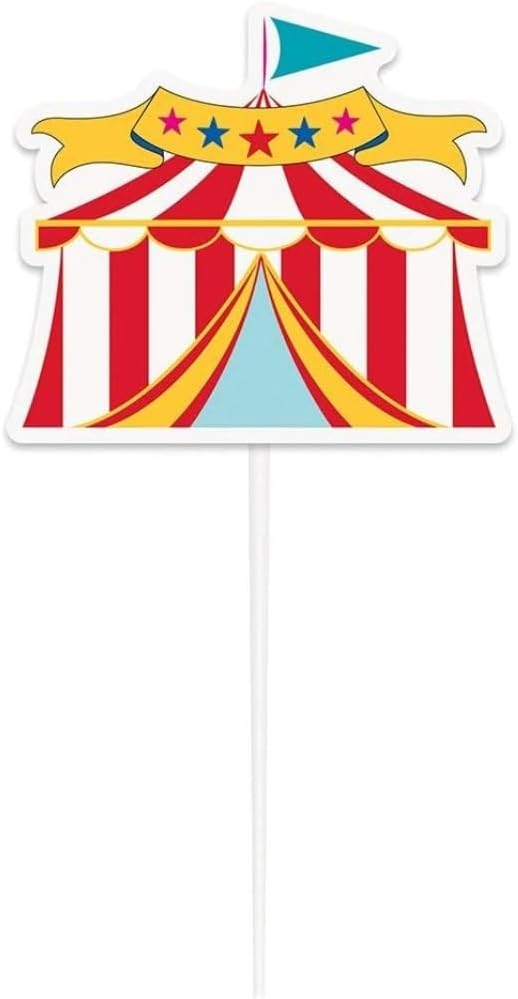 Circo Carnaval Cake Topper (x1u)