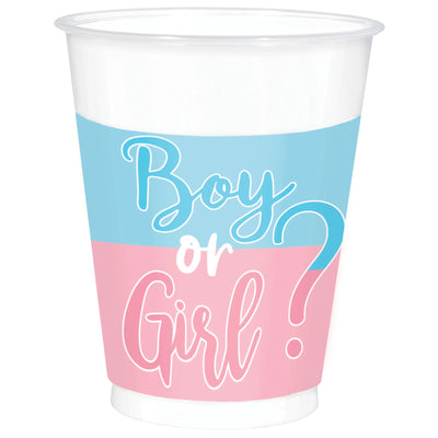 The Big Reveal Plastic Cups
