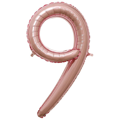 BALLOON/GLOBO ARFL SCRPT NUM "9" RS