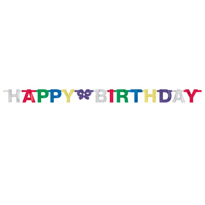 Happy Birthday Letter Banner - Multi
