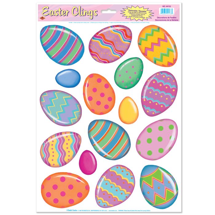 Color Bright Egg Clings