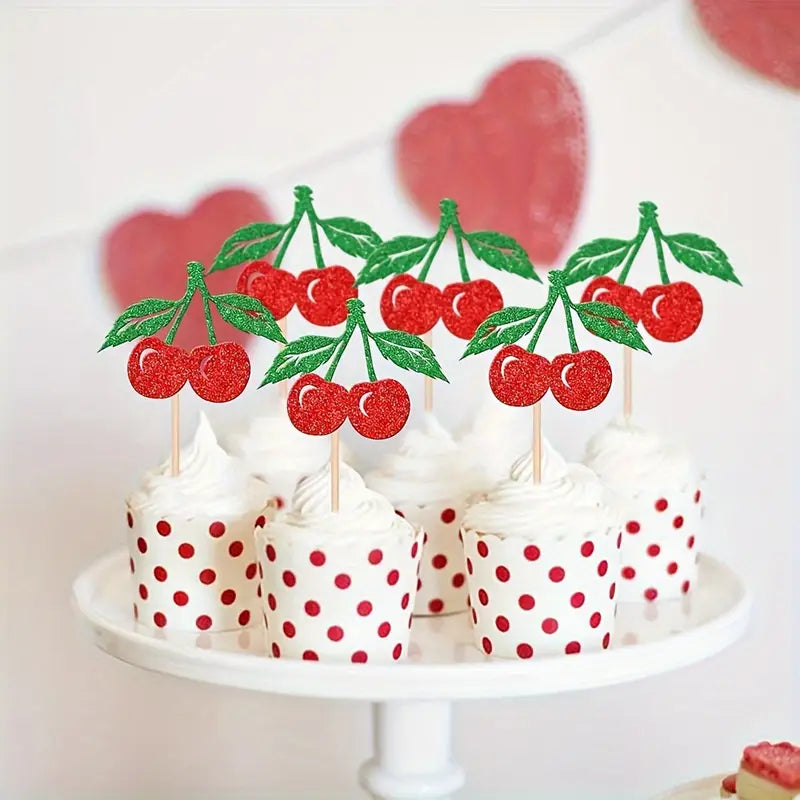 Cherry Party Cupcakes (24pcs)