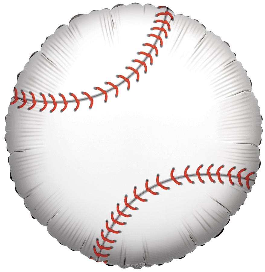 Baseball Foil Balloons 18"