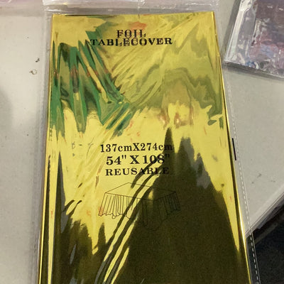 Foil Table cover Gold