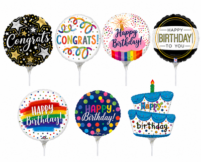 Globos 10” Air Filled - Variedad de Diseños