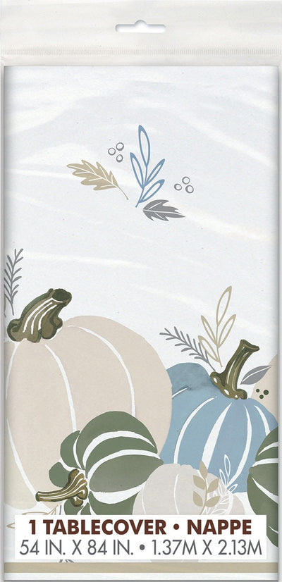 Modern Pastel Thanksgiving Tablecover 54x84in